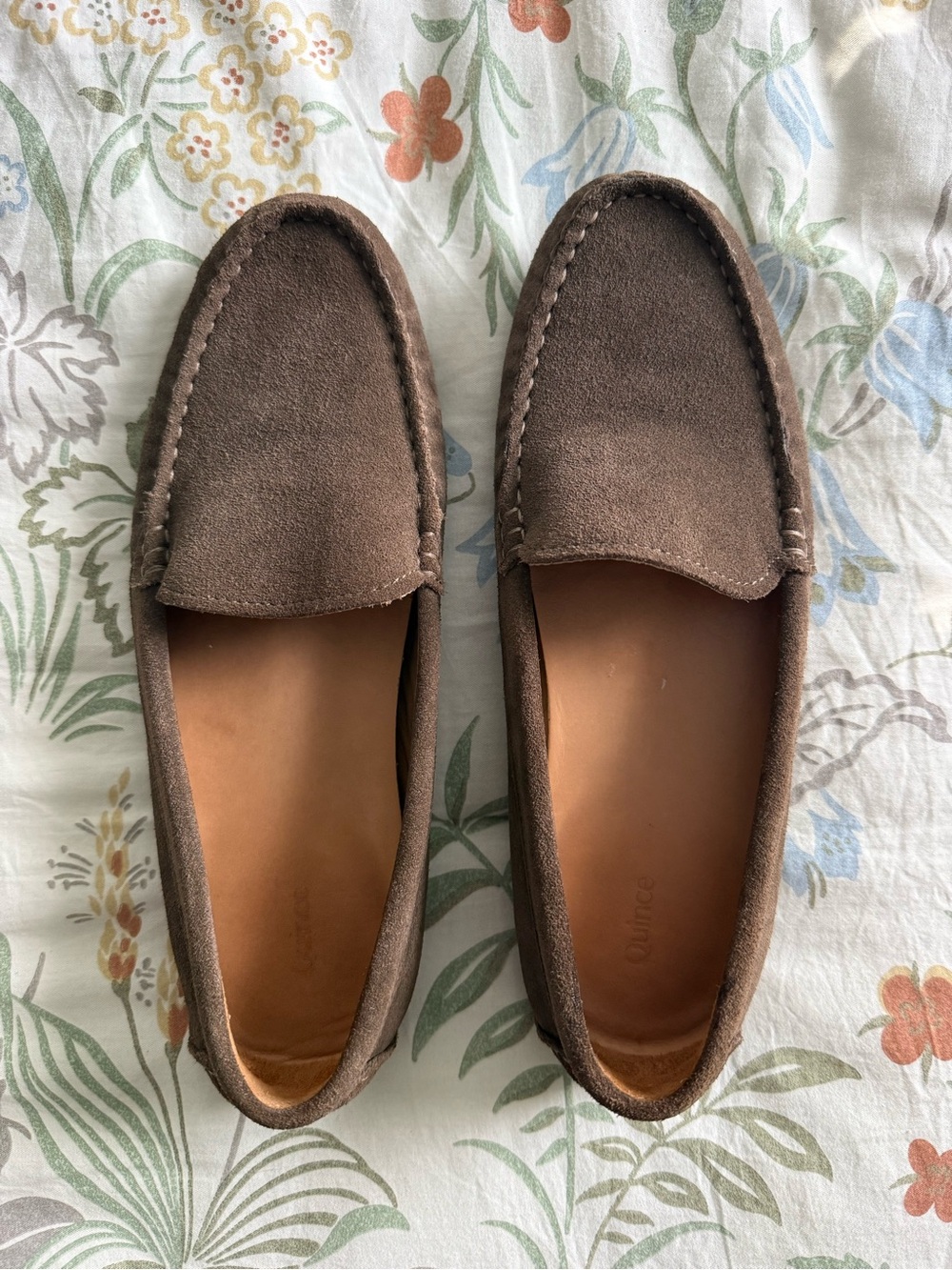 Quince Suede Driver Loafer in Brown